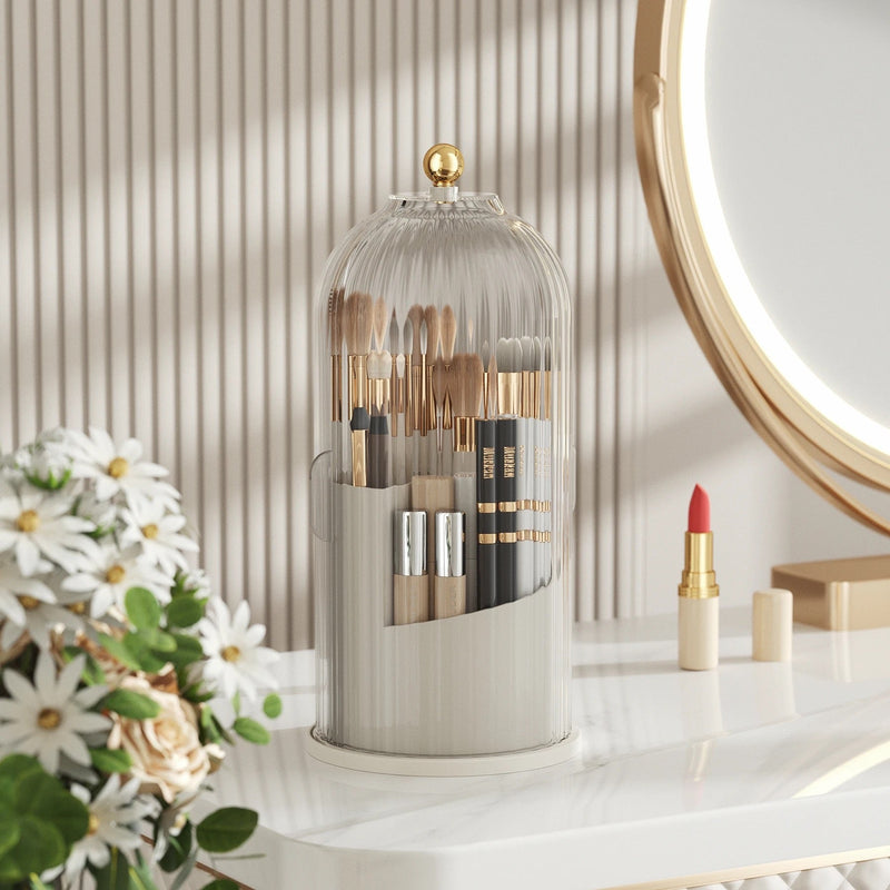 Luxury Rotatable Cosmetic Brush Holder