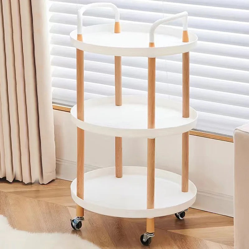 3-TIER LUXURY MOVABLE TROLLEY