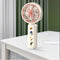 Mini Night Light Rechargeable Handheld Fan