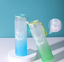 Hello Master Glass Water Bottle