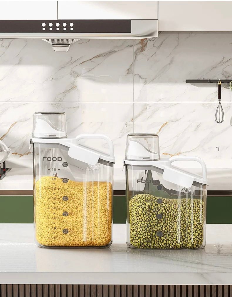 Food Storage Containers with Measuring Cup