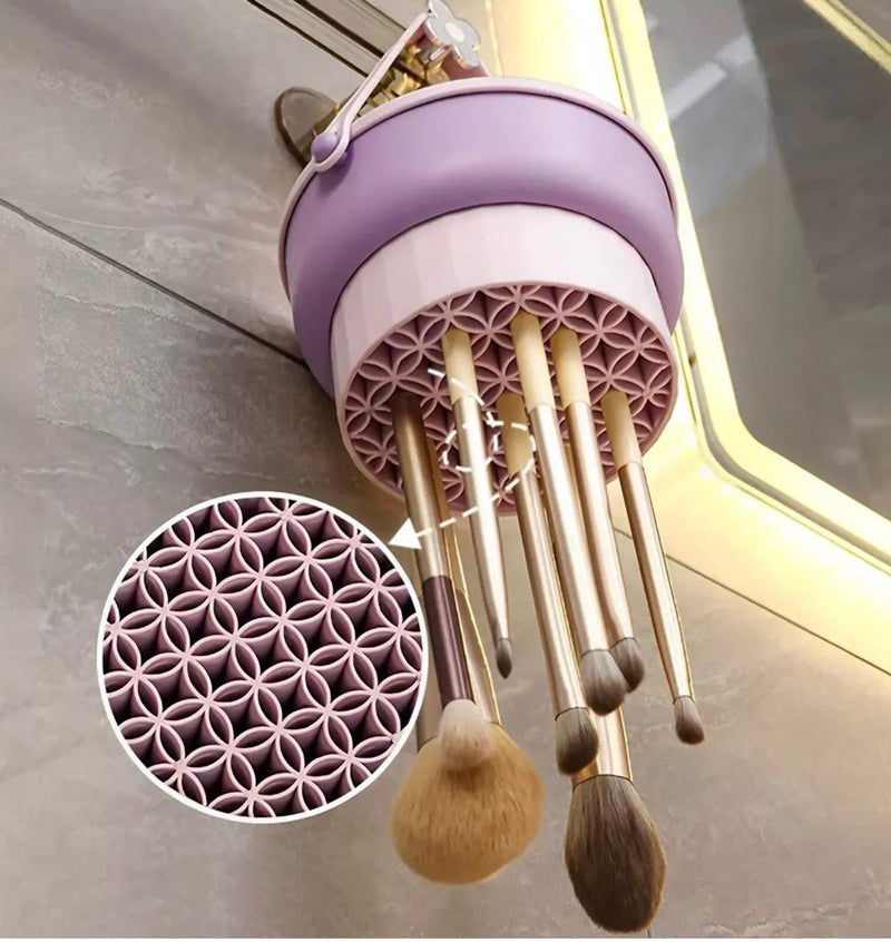 Silicone Makeup Brush Cleaner Bowl