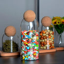 Boll Cork Glass Storage Jar