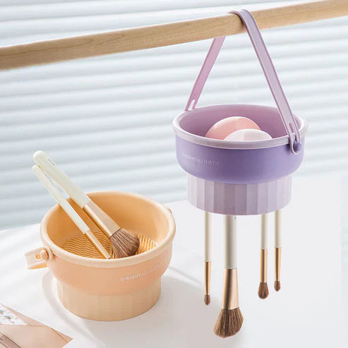 Silicone Makeup Brush Cleaner Bowl