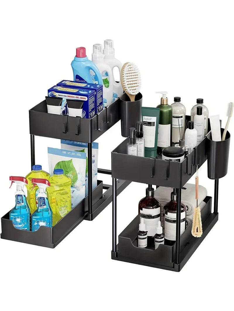 2 Tier Kitchen & Undersink Organizer