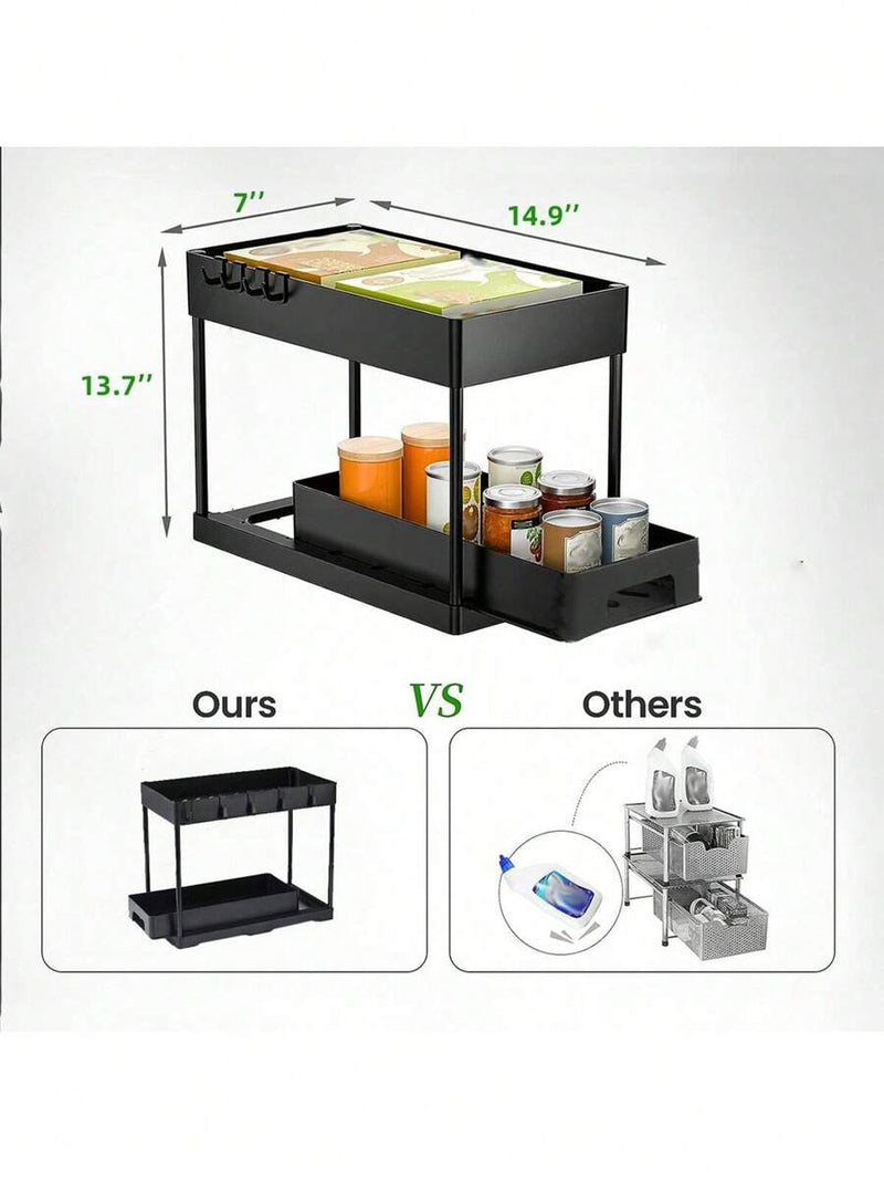 2 Tier Kitchen & Undersink Organizer