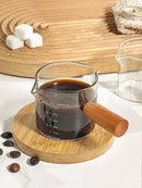 Espresso Measuring Cup With Wooden Handle