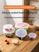 6 Pcs Reusable Food Cover