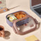 Lunch Box Stainless Steel Double Sided Lock