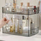 Double layer Acrylic Multipurpose Cosmetics Makeup Organizer