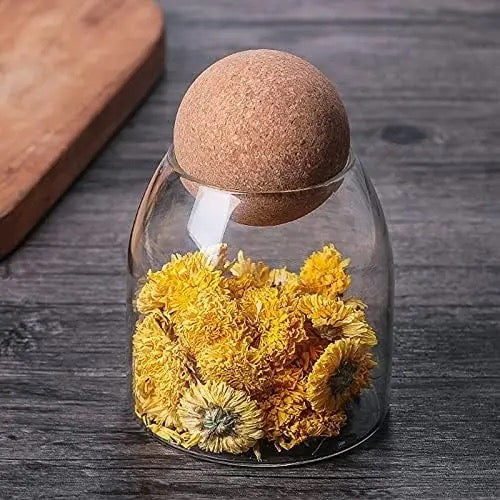 Boll Cork Glass Storage Jar