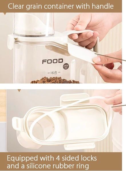 Food Storage Containers with Measuring Cup