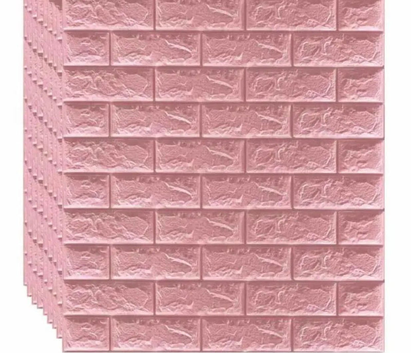 Self Adhesive 3D Brick Wall Sheets