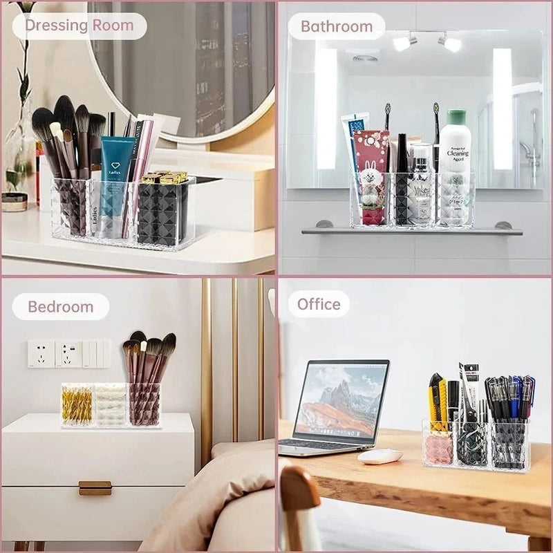 Acrylic Cosmetic Brush Holder