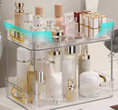 Double layer Acrylic Multipurpose Cosmetics Makeup Organizer