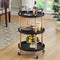 3-TIER LUXURY MOVABLE TROLLEY