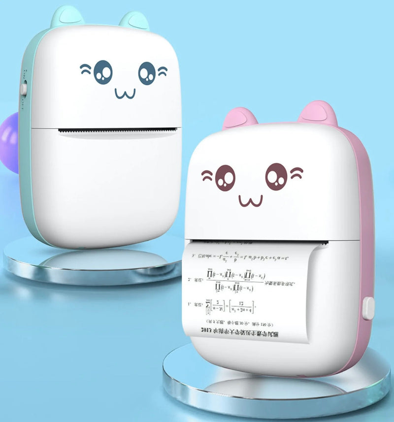 Kitty Face Mini Pocket Printer