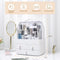 Acrylic Double Door Cosmetic Organizer