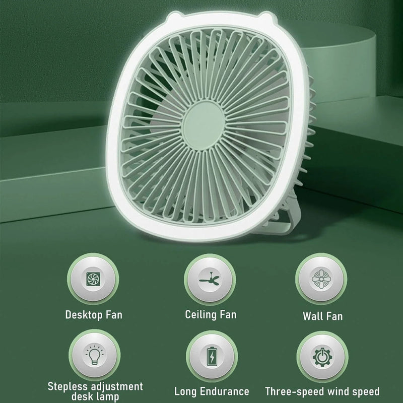 Desktop Lamp Fan