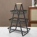 3 Tier Kitchen Countertop Fruit Basket