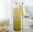 Hello Master Glass Water Bottle