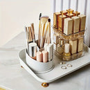 Rotating Cosmetic Brush And Lipstick Organizer