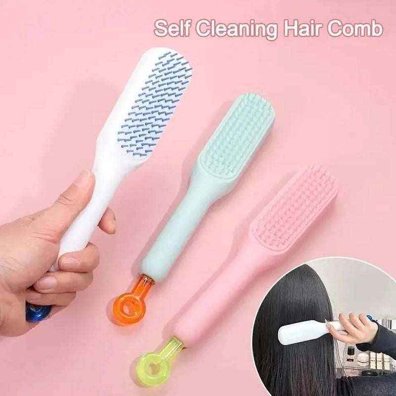 Self Cleaning Hair Comb