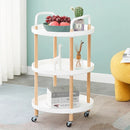 3-TIER LUXURY MOVABLE TROLLEY