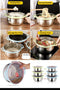 3Pcs Steel Container Set With Cap