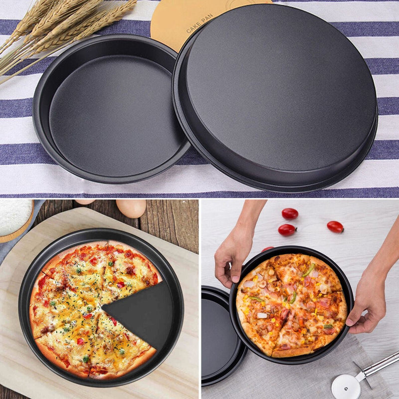 Non Stick Pizza Baking Pan 3Pcs Set