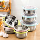 3Pcs Steel Container Set With Cap