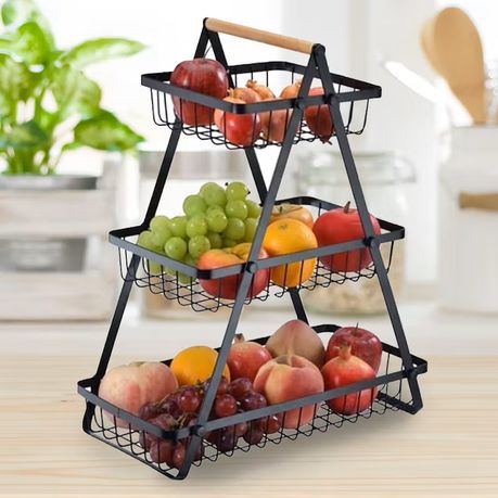 3 Tier Kitchen Countertop Fruit Basket