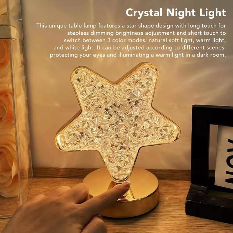 Star Lamp, Touch Lamp Crystal lamp