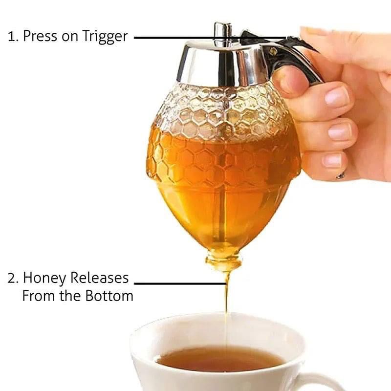 Glass Honey Dispenser