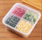 4 Compartment Refrigerator Storage Box