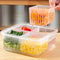 4 Compartment Refrigerator Storage Box