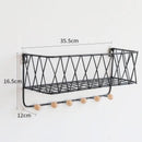 Criss-Cross Wall Shelf