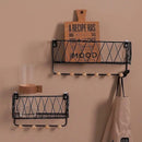 Criss-Cross Wall Shelf