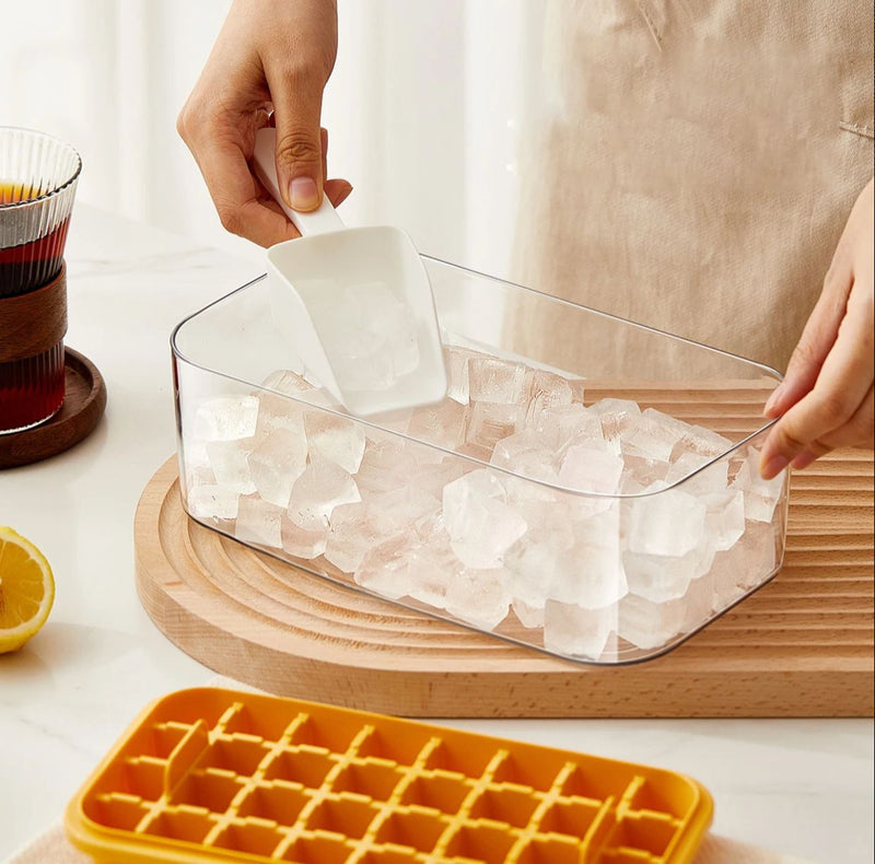 32Grid Silicone Ice Mold with Storage Box