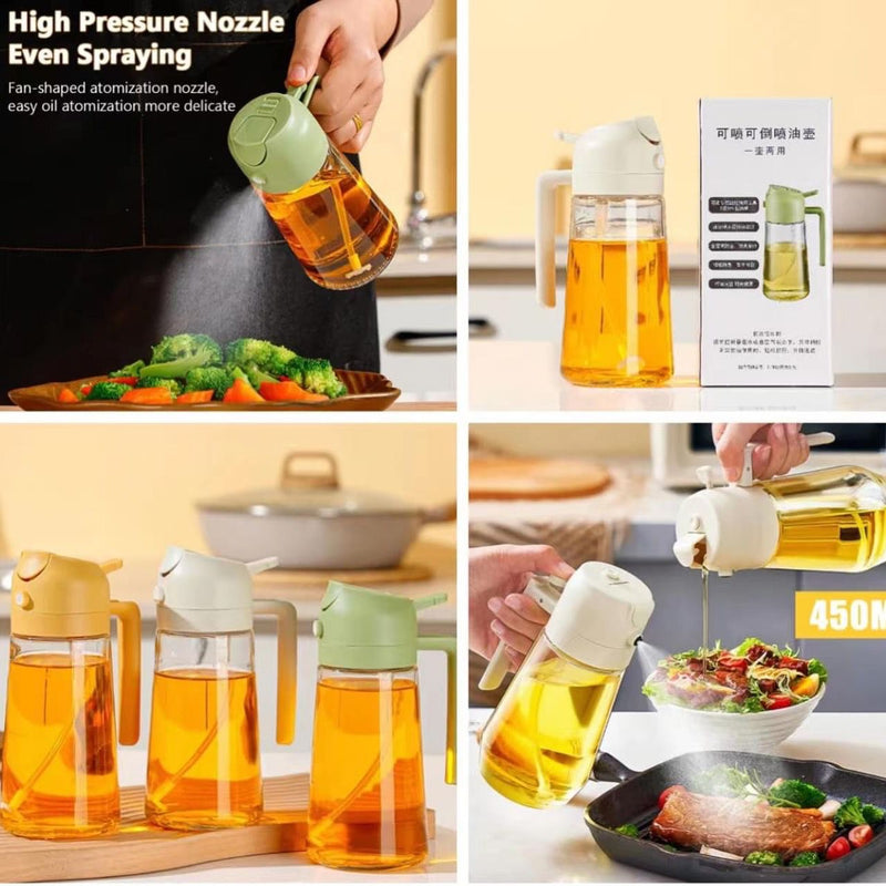 2 in 1 Oil Dispenser Bottle