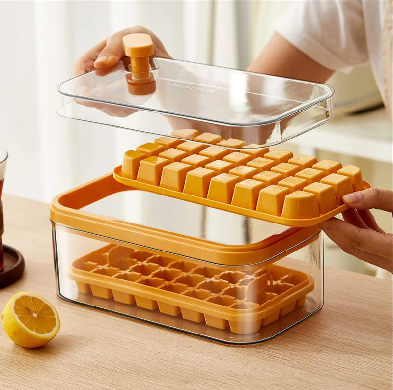 32Grid Silicone Ice Mold with Storage Box